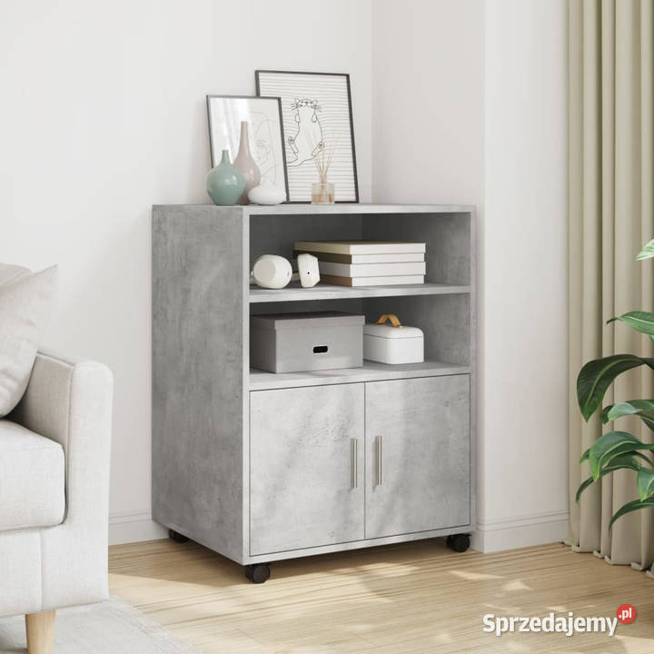 Szafka na kółkach szarość betonu 60x48x81 Warszawa sprzedam