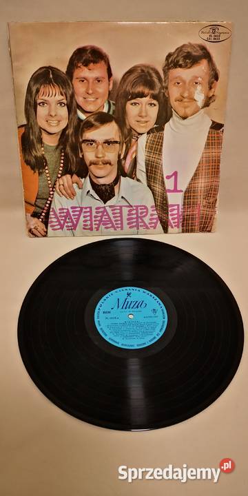 Analogowa płyta zespołu wokalno instrumentalnego
