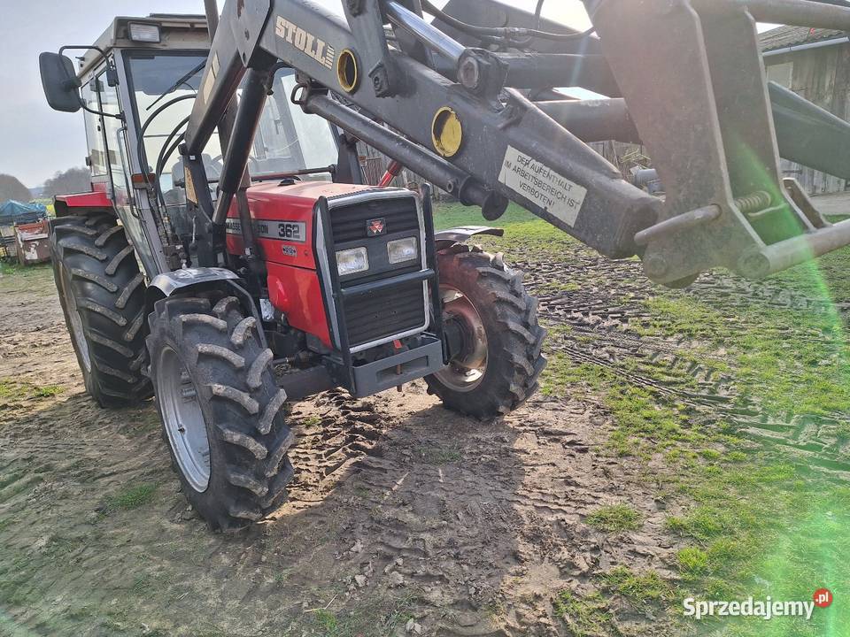 Massey Ferguson 362 z ładowaczem czołowym łódzkie Sarnówek