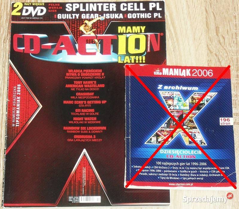 Magazyn CDACTION dodatki płyty plakaty ISBN 9771426291617 Gliwice