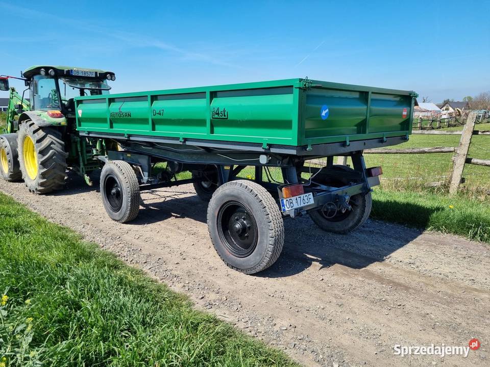 Przyczepa Autosan D47 Przyczepy rolnicze Grodków