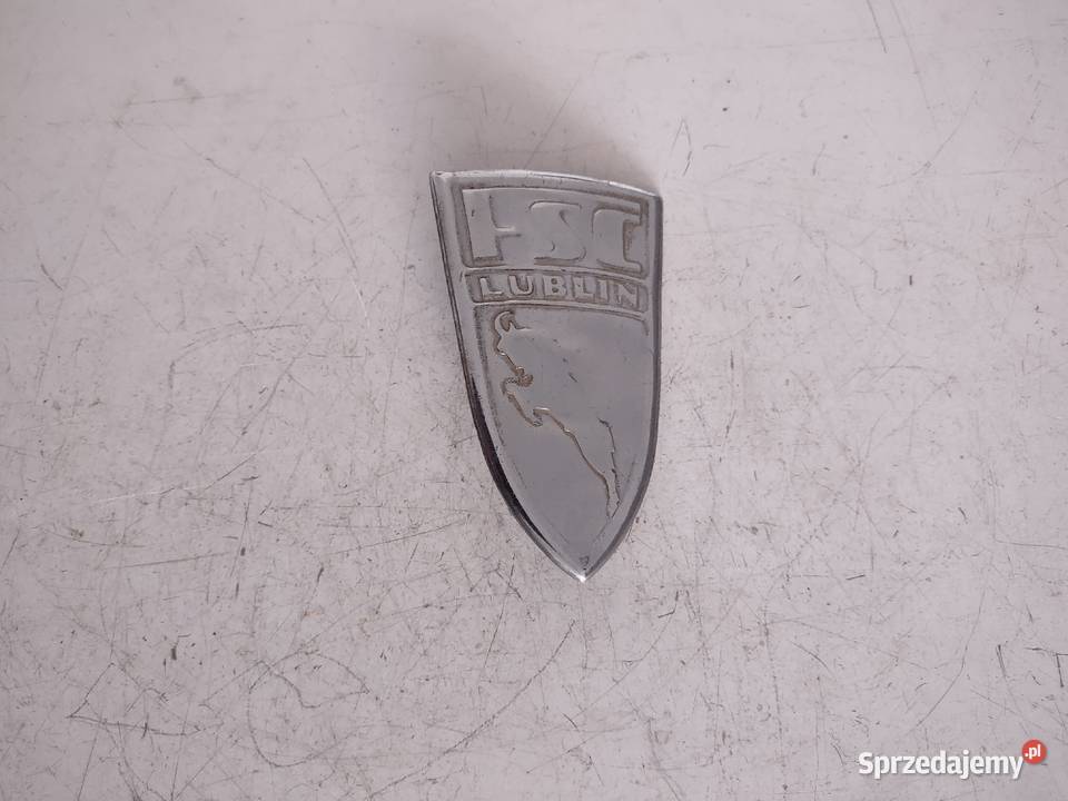 DAEWO LUBLIN ŻUK ZNACZEK LOGO CHROM UNIKAT Pozostałe