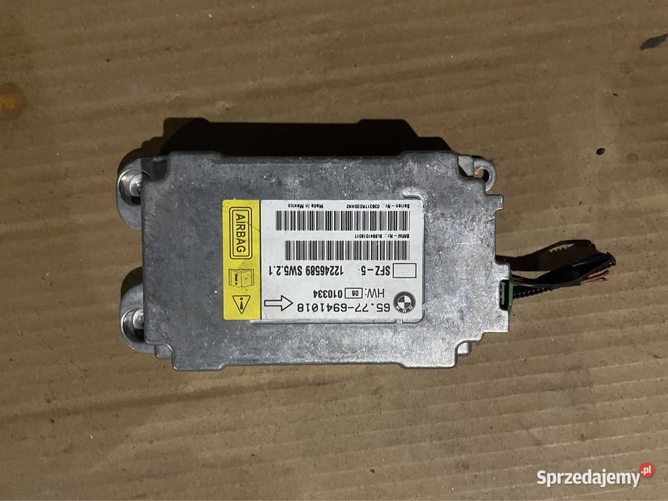 Moduł sensor airbag 6941018 bmw e60 e61 e63 e64 Wyposażenie wnętrza Szczecin