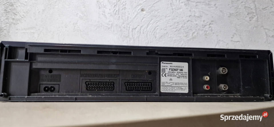 Video magnetowid Panasonic NVHV60 NV HV 60 VHA wielkopolskie Międzychód