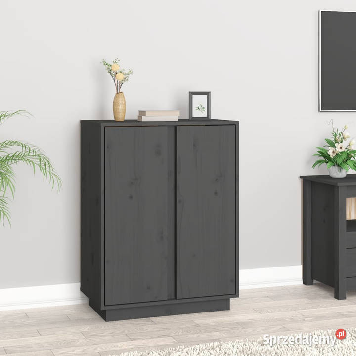 Szafka szara 60x35x80 lite drewno sosnowe Warszawa