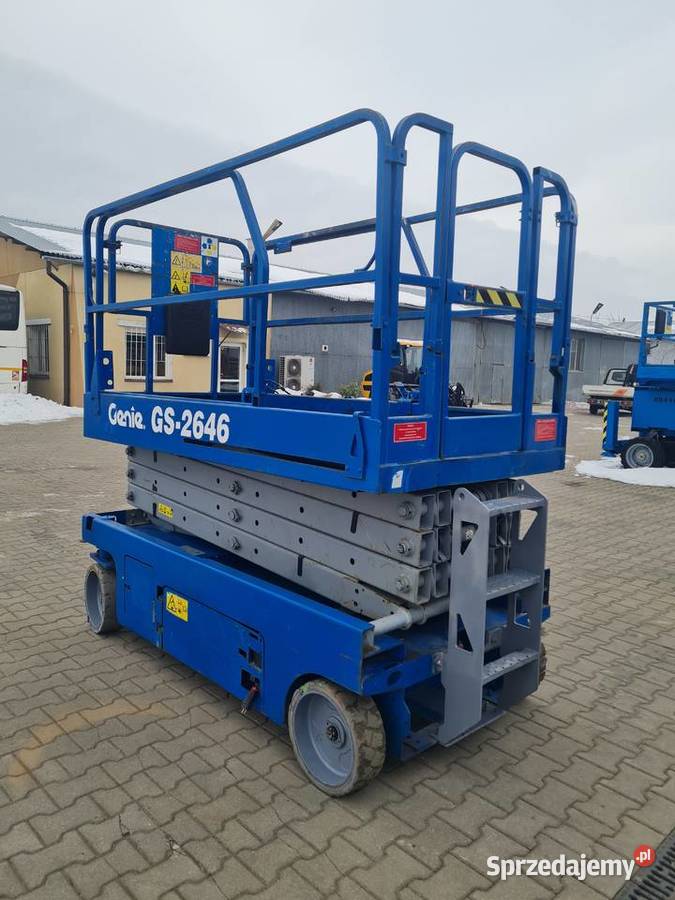 Podnośnik elektryczny nożycowy Genie GS2646 2008 1778h małopolskie Dąbrowa Tarnowska