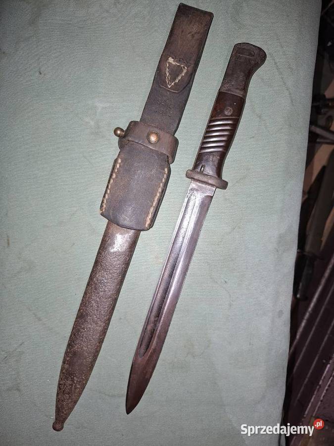 Bagnet Niemiecki Mauser S8498 II Wojna Kielce