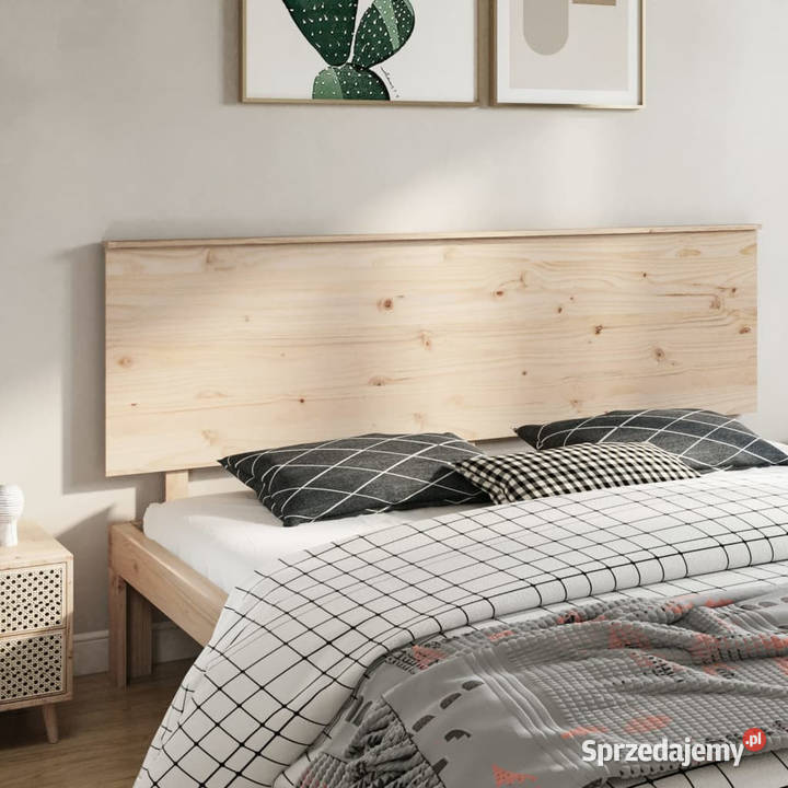 Wezgłowie łóżka 204x6x825 lite drewno sosnowe Warszawa