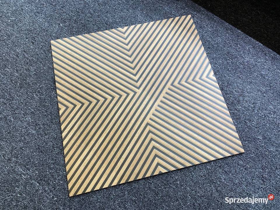 Gres płytka dekoracyjna drewno 3d beige 60x60 Zakopane