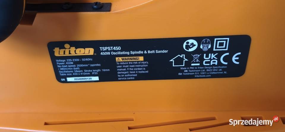 Triton TSPST450 oscylacyjna szlifierka małopolskie Dulowa