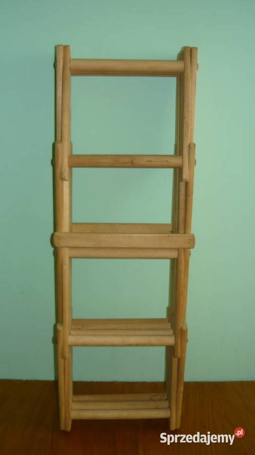 Stojak na wino drewniany na 10 butelek składany Sokółka sprzedam