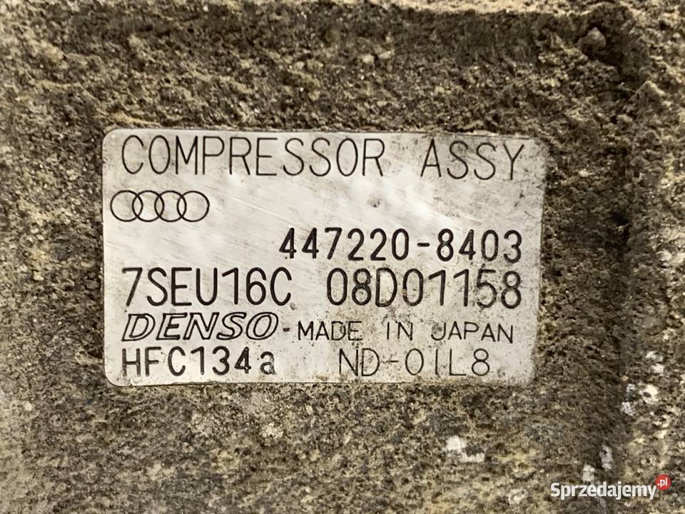 SPRĘŻARKA KLIMATYZACJI AUDI A4 B6 4472208403 19 Kompresory klimatyzacji sprzedam