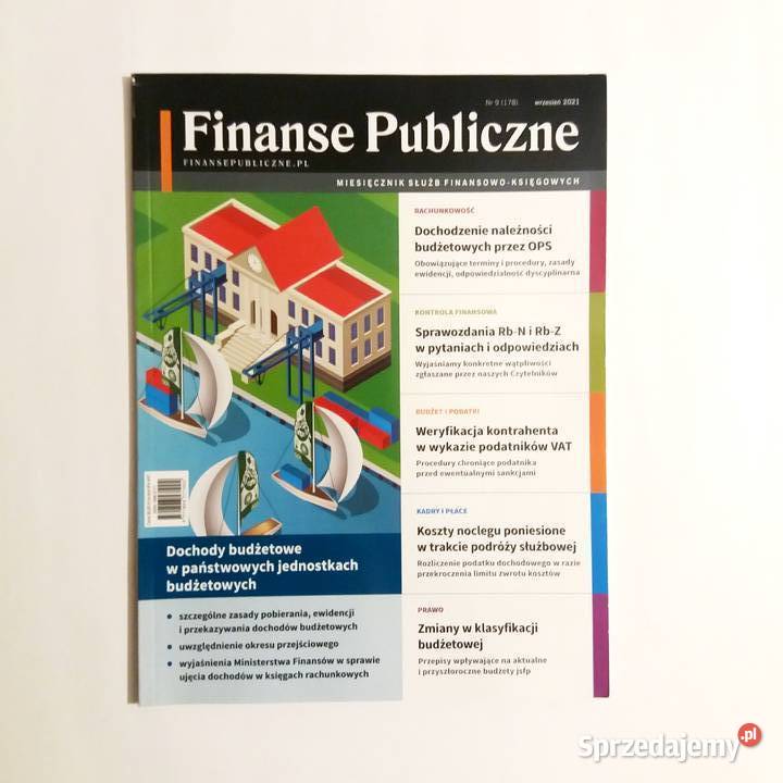 Finanse Publiczne 9 178 wrzesień 2021 łódzkie Łódź sprzedam