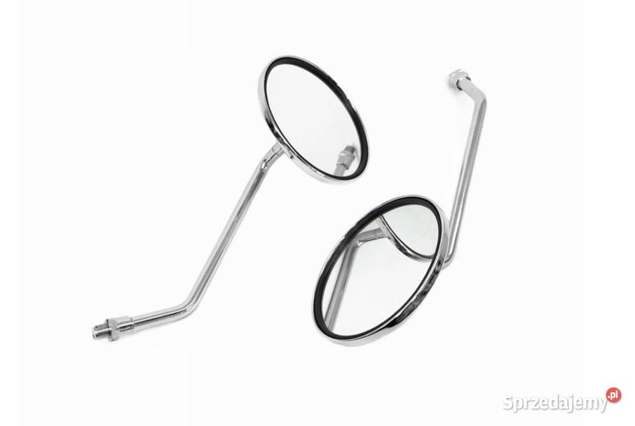 LUSTERKA DO MOTOCYKLA SKUTERA OKRĄGŁE CHROM M 8 Sosnowiec sprzedam