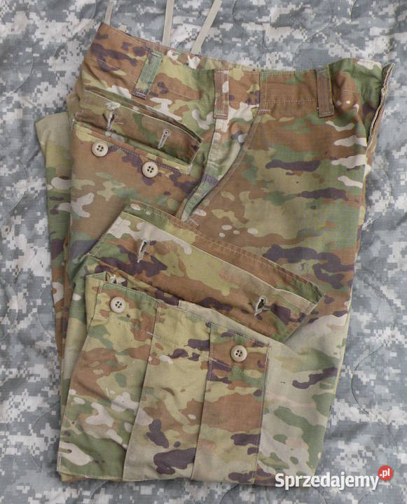 Spodnie ACU multicam ocp small short naprawiane Wrocław sprzedam