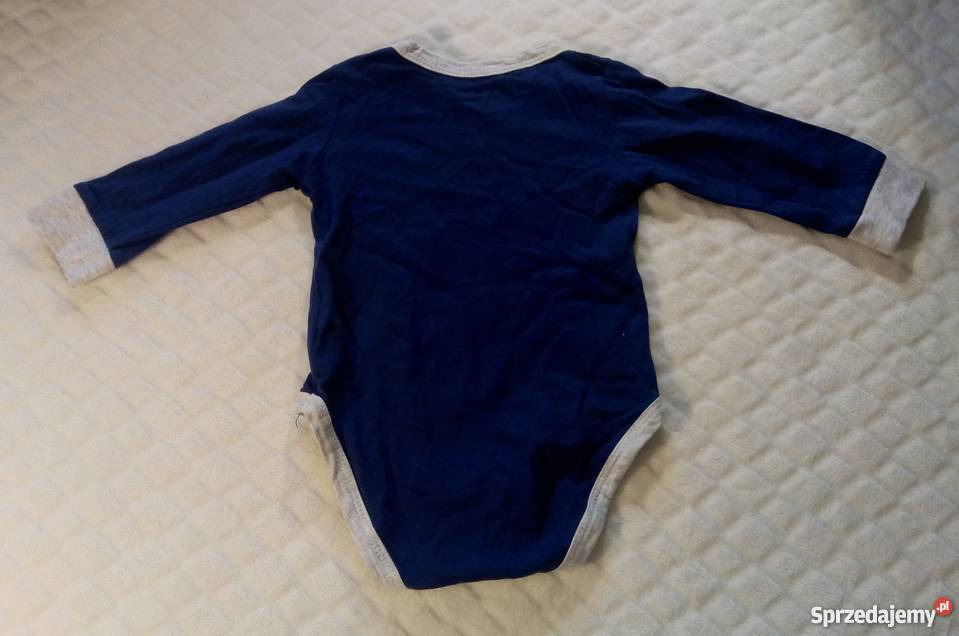 Body długi rękaw granatowe 68