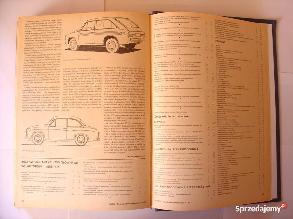 Auto Technika Motoryzacyjna pełny Rocznik 1985 Łódź