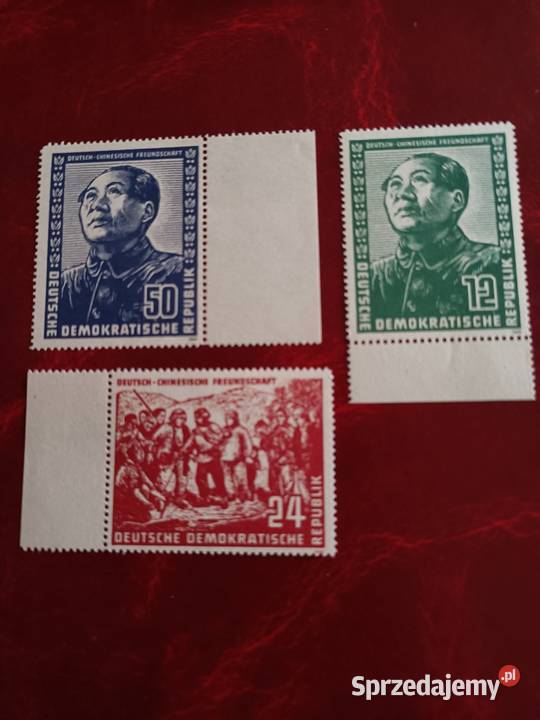 Mao tsetung znaczki NRD Gliwice