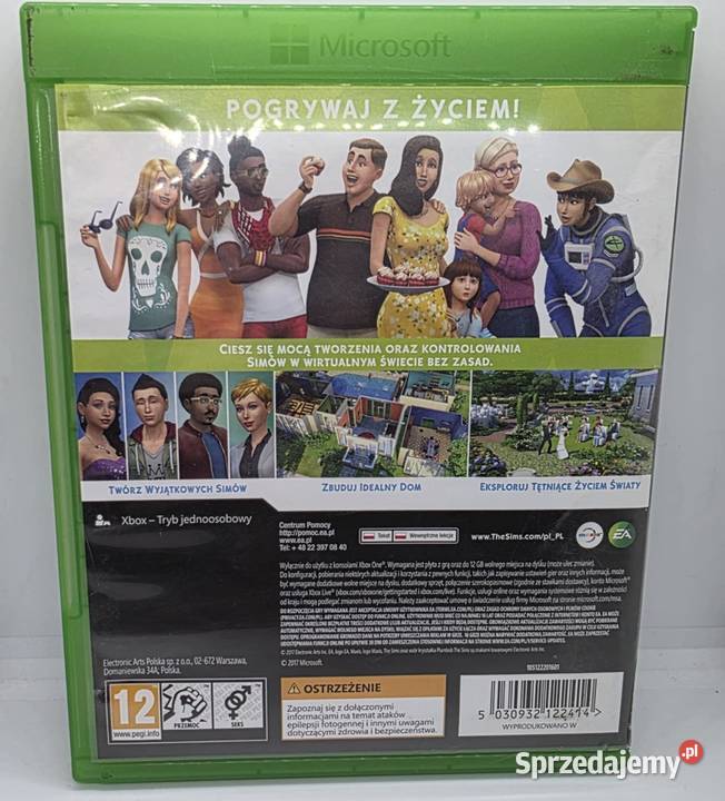 Gra The Sims 4 Xbox One warmińsko-mazurskie Elbląg