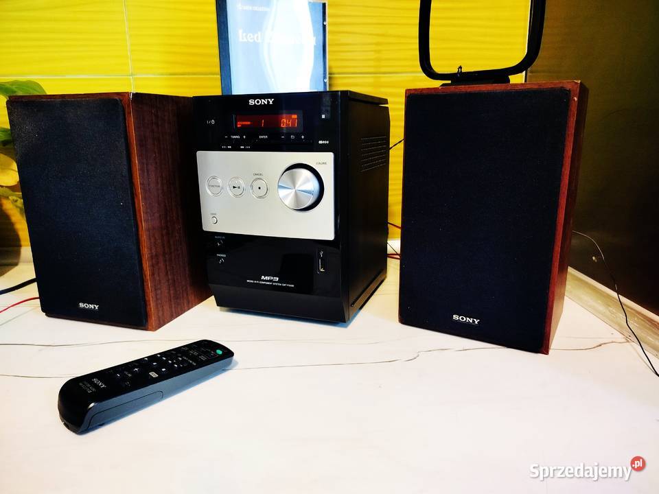 Wieża Sony CMTFX200 CDAudioMP3 CDRRW USB FM Mińsk Mazowiecki