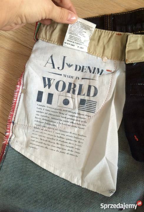 Męskie spodnie ARMANI JEANS Limited Edition Odzież codzienna Warszawa
