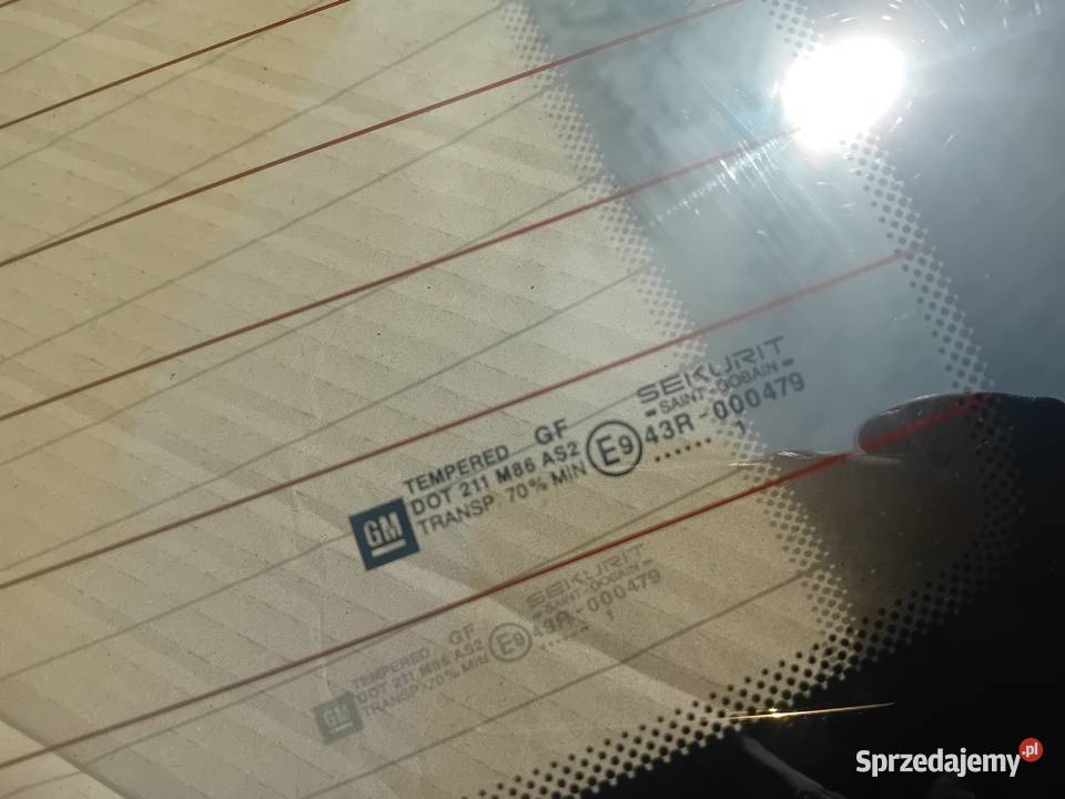 Szyba tył tylna klapy Opel Corsa C Nysa sprzedam