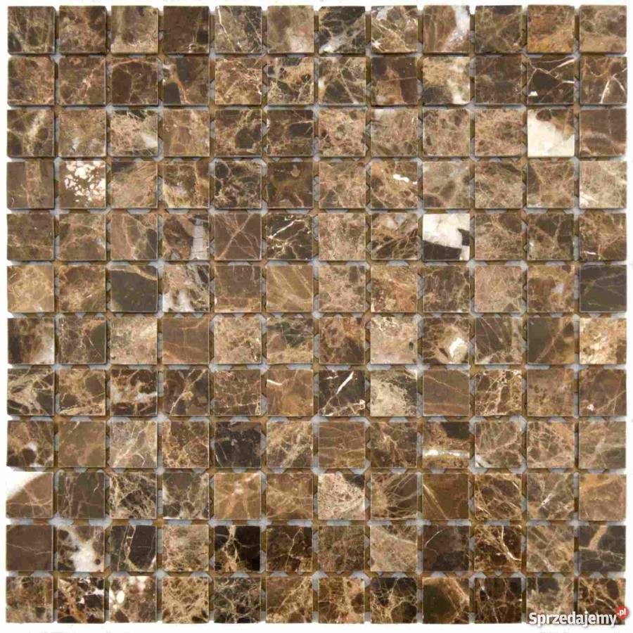 Mozaika Marmur Emperador 2,3x2,3 cm FM- 157
