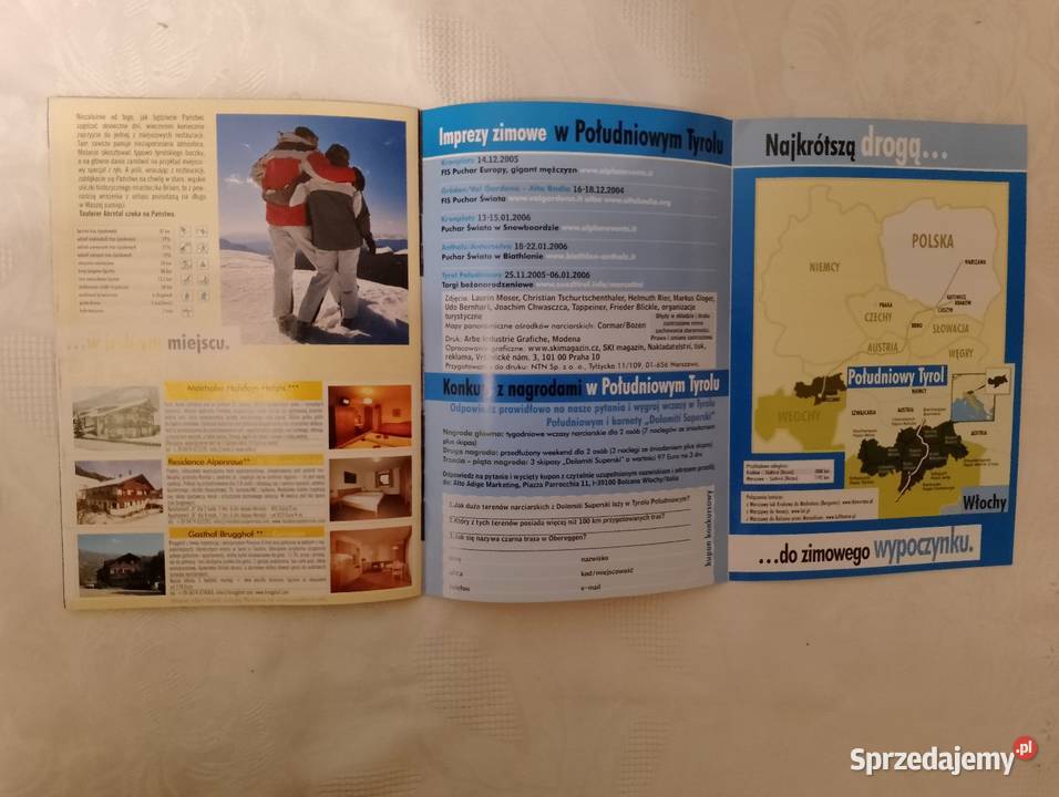 Przewodnik ośrodkach narciarskich POŁUDNIOWY miękka Mapy i przewodniki Oborniki