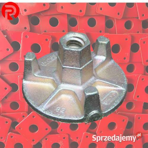 Nakrętka talerzowa do szalunków 100mm dw15 pręt Poznań