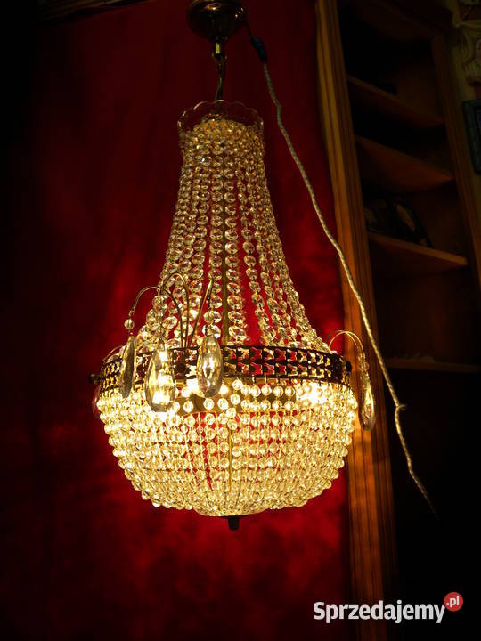 Żyrandol kryształowy Maria Theresa gruszka Katowice