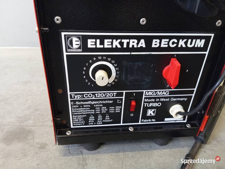 Migomat Electra Becum 120 Amper 230 V uzwojenie Bychawa