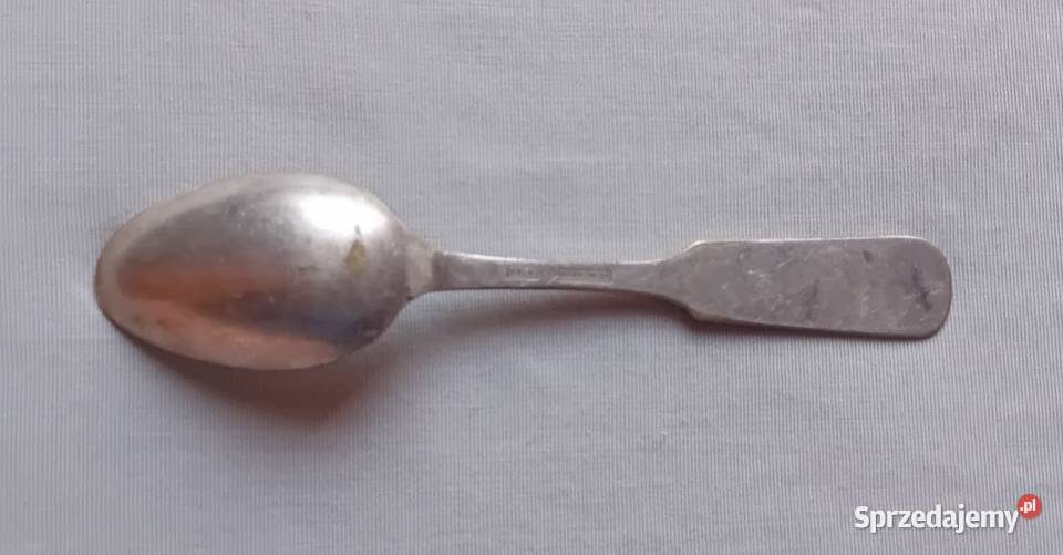 Platerowana łyżeczka Norblin Plaque z początku Koźminek sprzedam