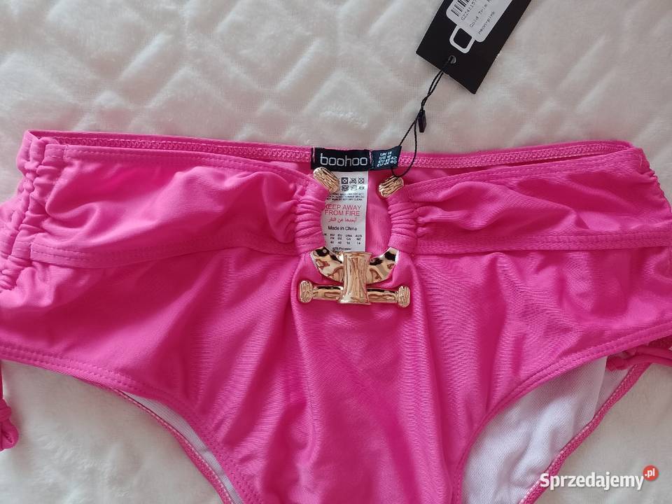 42XL Różowe bogato zdobione majtki plażowe z Korygujące Kraków