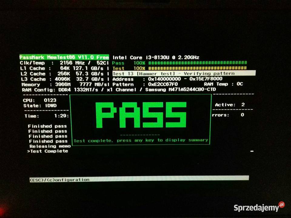 Samsung DDR4 4GB PC4 2666V RAM laptopowy CN Pamięci Bydgoszcz
