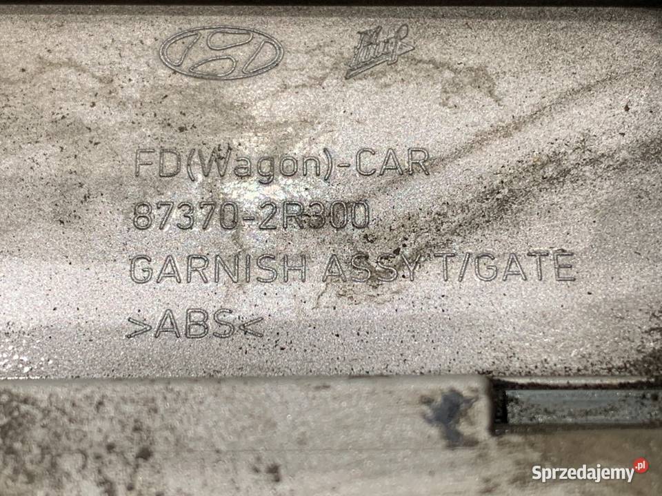 LISTWA KLAPY TYŁ HYUNDAI i30 Kombi 0712 sprzedam