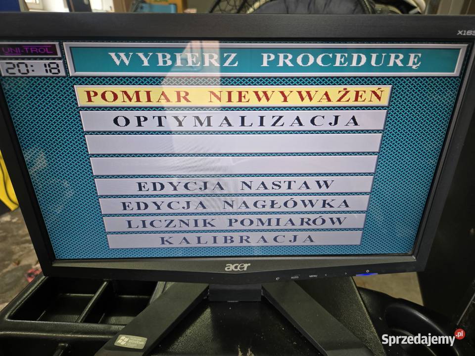 WYWAŻARKA UNITROL 2251 P monitor ACER sprzedam