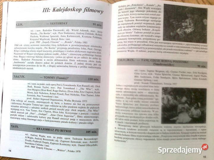 ILUZJON zeszyty z programem filmów w kinie Kolekcje mazowieckie Warszawa
