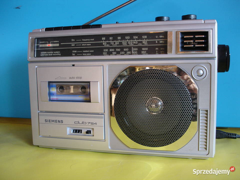 Radiomagnetofon SIEMENS CLUB 754 Zielona Góra