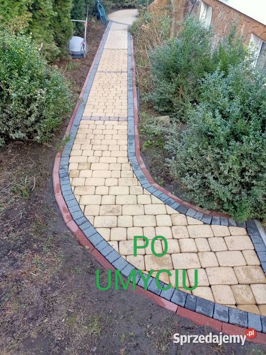 Mycie kostki brukowej i granitowej Bytów