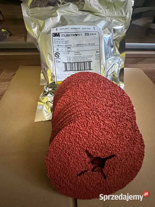 Tarcze fibrowe 987C INOX 3M P36 P60 125 mm śląskie