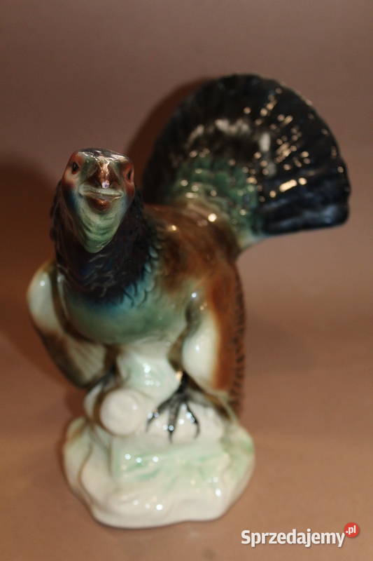 Figurka porcelanowa głuszca Germany 1914 1945