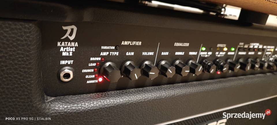 Wzmacniacz gitarowy Boss katana Mk 2 Artist 100 Tuczempy