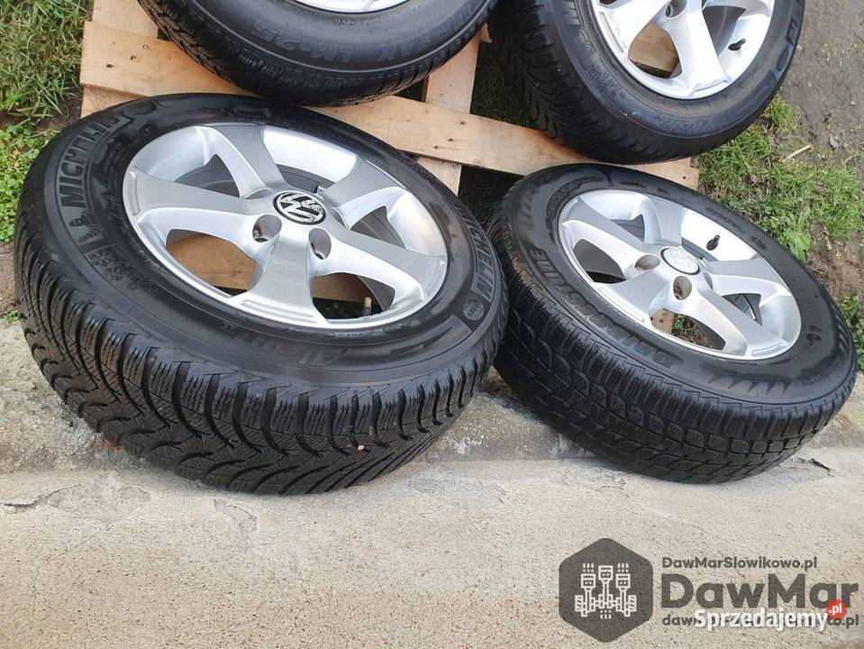 VW Touran aluminiowe felgi 65Jx15 ET50 Średnica 15" wielkopolskie Słowikowo