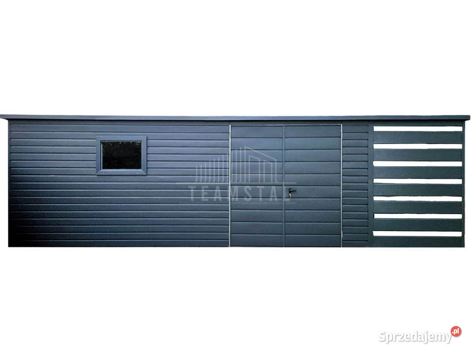 Schowek Domek Ogrodowy 65x25m wiata 15x25m Brama