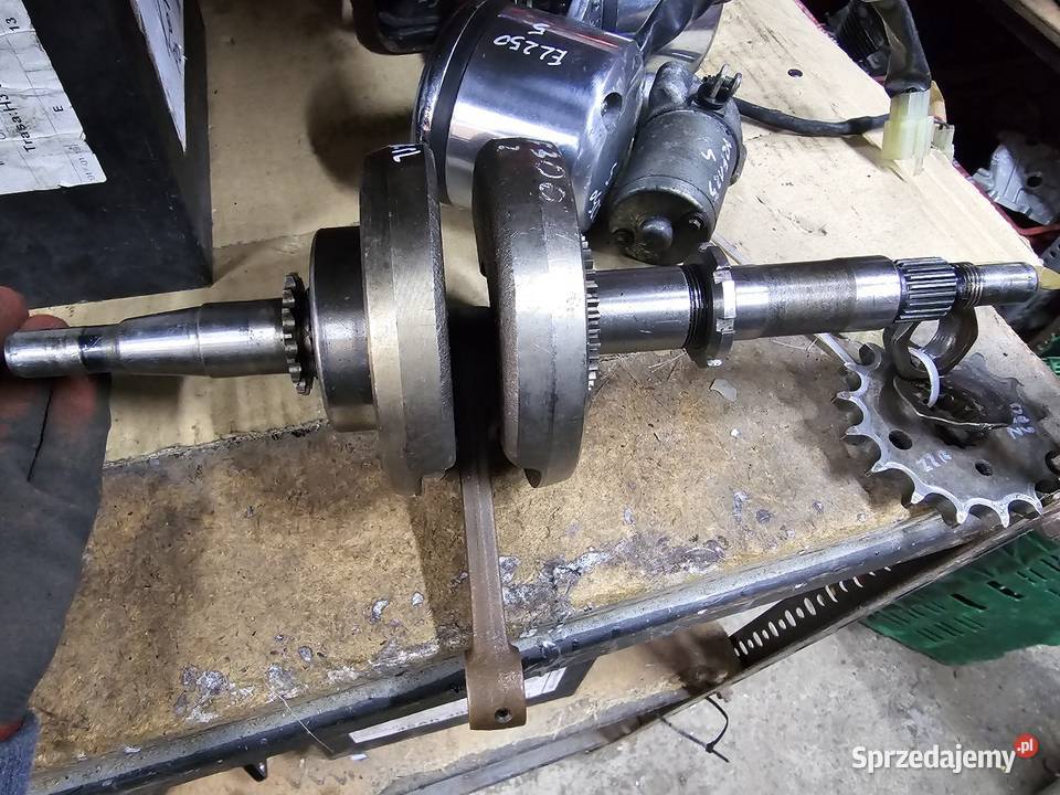 Kawasaki klf 300 wał korbowy korba korbowód Motoryzacja dolnośląskie Jelenia Góra