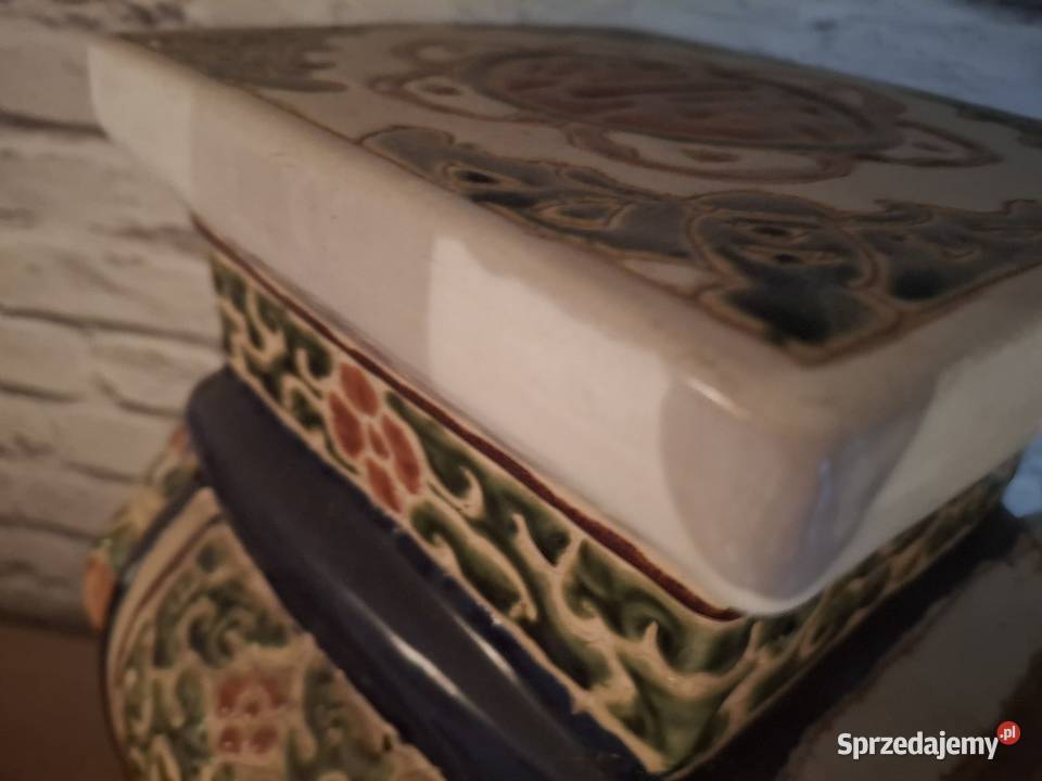 Słoń porcelana Chińska kwietnik szary mazowieckie Warszawa