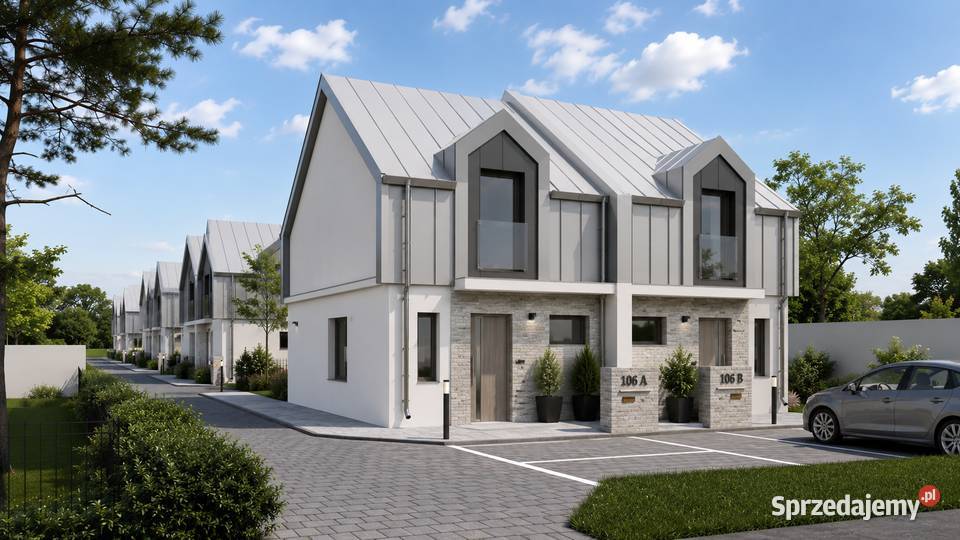 Projekt deweloperski z PnB 10 domów bliźniaczych Łódź