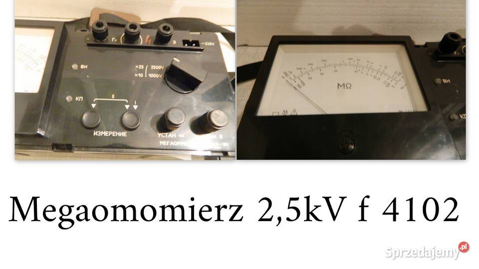 Miernik F 4102 megaomomierz Dąbrowa Górnicza