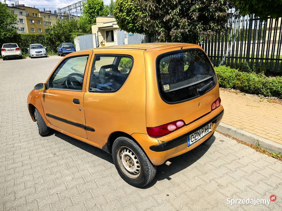 Fiat Seicento 11 Przebieg 144 Nowy Akumulator uszkodzony wielkopolskie Poznań sprzedam
