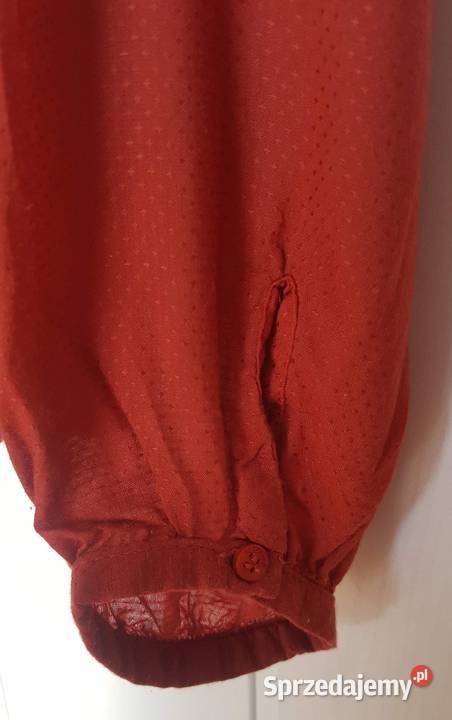 Czerwona bluzka koszula Reserved 40 L ceglana Rozmiar 40(L) Szczecin